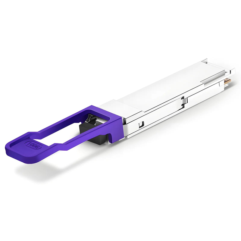 SFPS Brocade Compatible 100GBASE-BX40-D QSFP28 BiDi 4 x 25G NRZ 1309.14nm-TX/1304.58nm-RX 40km DOM Simplex LC/APC SMF Optical Transceiver Module (Industrial) SFPS