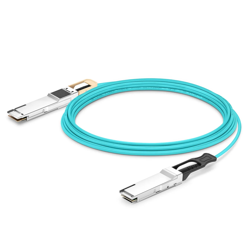 SFPS 30m (98ft) Cisco Compatible 400G QSFP112 4 x 100G PAM4 to 400G QSFP-DD 8 x 50G PAM4 Active Optical Cable SFPS