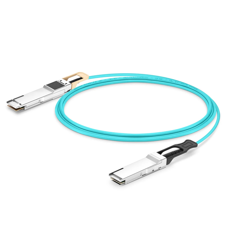 SFPS 10m (33ft) Juniper Networks Compatible 400G QSFP112 4 x 100G PAM4 to 400G QSFP-DD 8 x 50G PAM4 Active Optical Cable SFPS