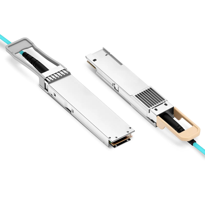 SFPS 15m (49ft) Cisco Compatible 400G OSFP 8 x 50G PAM4 Flat Top to 400G QSFP-DD 8 x 50G PAM4 Active Optical Cable SFPS