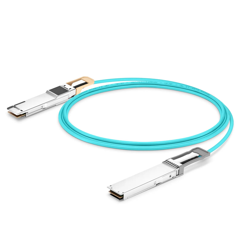 SFPS 10m (33ft) NVIDIA/Mellanox Compatible 400G OSFP 8 x 50G PAM4 Flat Top to 400G QSFP-DD 8 x 50G PAM4 Ethernet Active Optical Cable SFPS