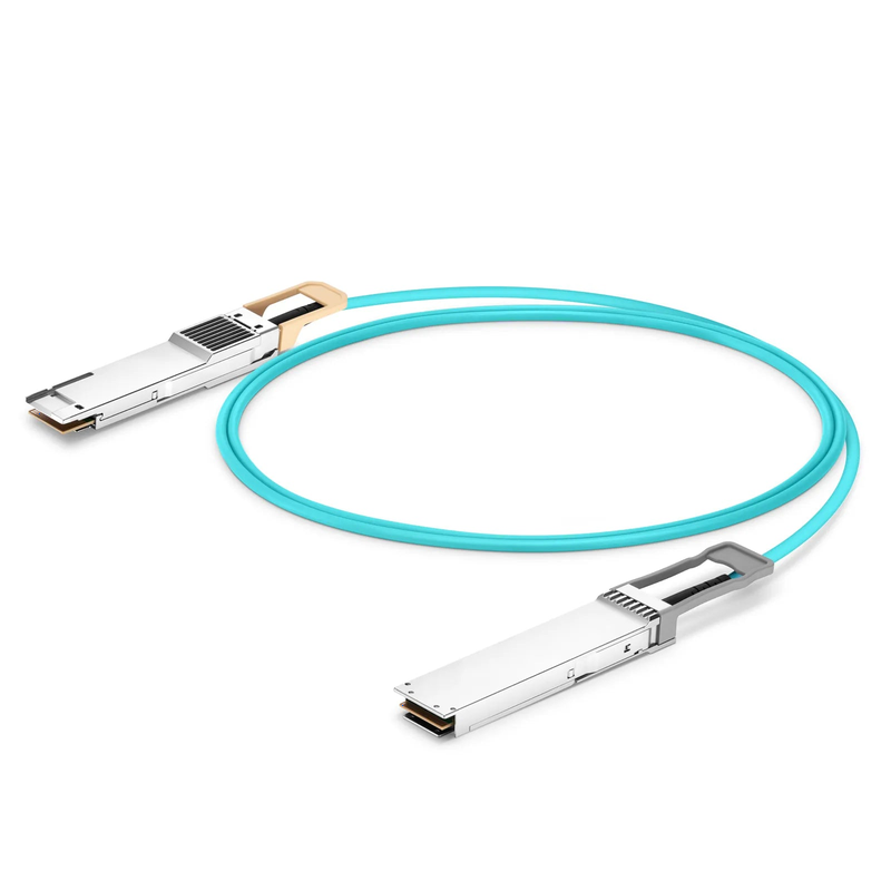 SFPS 5m (16ft) Cisco Compatible 400G OSFP 8 x 50G PAM4 Flat Top to 400G QSFP-DD 8 x 50G PAM4 Active Optical Cable SFPS