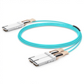 SFPS 25m (82ft) 200G QSFP56 4 x 50G PAM4 to 2 x 100G QSFP28 4 x 25G NRZ Active Breakout Optical Cable forFOSwitches SFPS