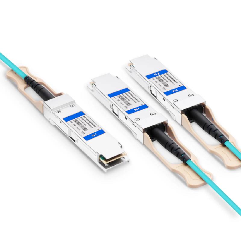 SFPS 30m (98ft) NVIDIA/Mellanox Compatible 200G QSFP56 4 x 50G PAM4 to 2 x 100G QSFP28 4 x 25G NRZ Ethernet Active Optical Breakout Cable SFPS