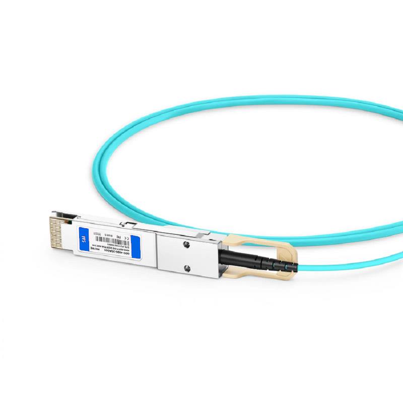 SFPS 30m (98ft) NVIDIA/Mellanox Compatible 200G QSFP56 4 x 50G PAM4 to 2 x 100G QSFP28 4 x 25G NRZ Ethernet Active Optical Breakout Cable SFPS