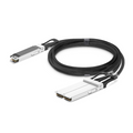 SFPS 2m (7ft) NVIDIA/Mellanox Compatible 800G OSFP 8 x 100G PAM4 Finned Top to 2 x 400G OSFP 4 x 100G PAM4 Flat Top Ethernet Active Electrical Copper Breakout Cable SFPS