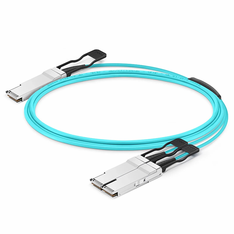 SFPS 7m (23ft) Cisco Compatible 100G QSFP28 4 x 25G NRZ to 2 x 50G QSFP28 2 x 25G NRZ Active Optical Breakout Cable SFPS