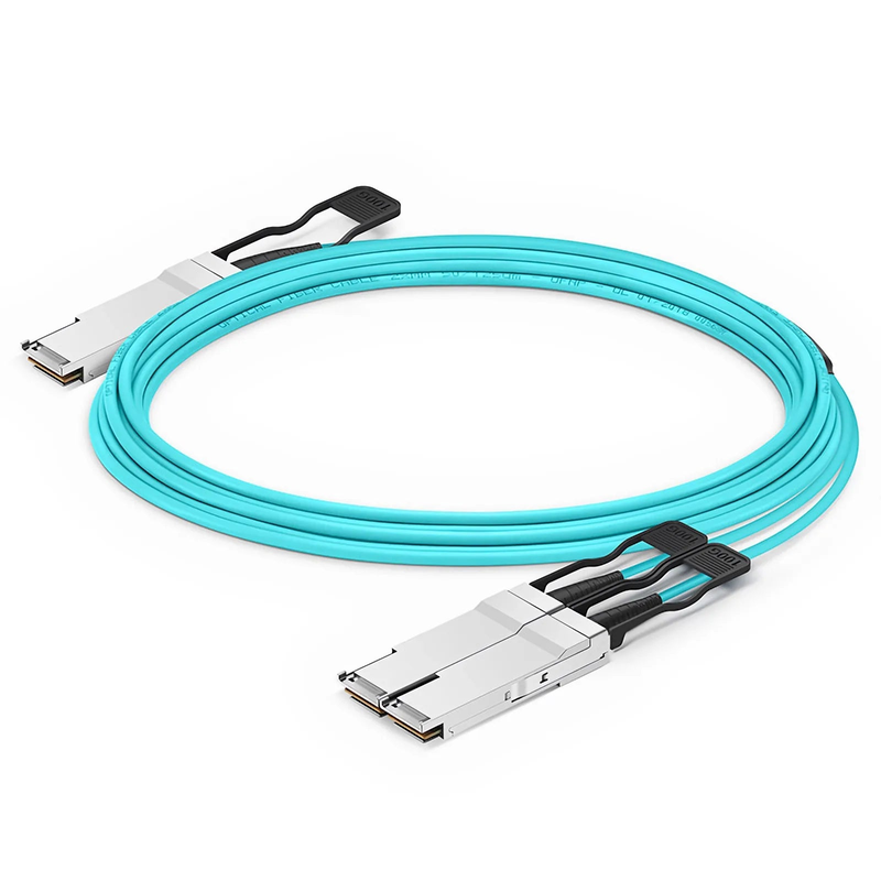 SFPS 100m (328ft) Cisco Compatible 100G QSFP28 4 x 25G NRZ to 2 x 50G QSFP28 2 x 25G NRZ Active Optical Breakout Cable SFPS