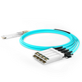 SFPS 70m (230ft) Generic Compatible 400G QSFP-DD 8 x 50G PAM4 to 8 x 50G SFP56 25G NRZ Active Optical Breakout Cable SFPS