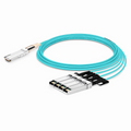 SFPS 1m (3ft) Generic Compatible 200G QSFP56 4 x 50G PAM4 to 4 x 50G SFP56 50G PAM4 Active Optical Breakout Cable SFPS
