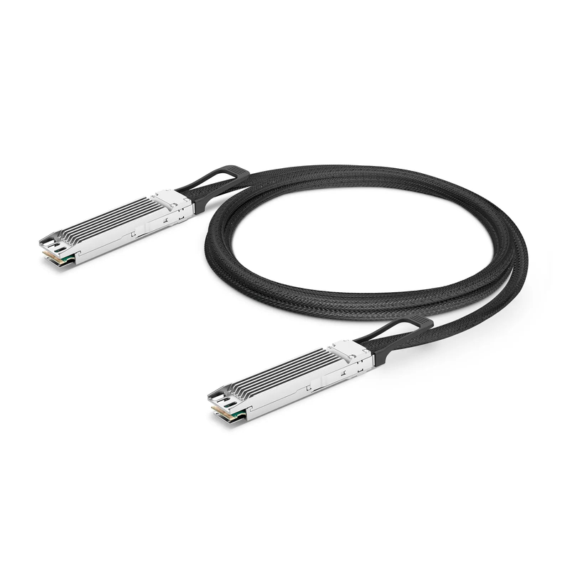 SFPS 2m (7ft) NVIDIA/Mellanox MCA4J80-N002 Compatible 800G Twin-port OSFP 8 x 100G PAM4 Finned Top Ethernet Active Direct Attach Copper Twinax Cable SFPS