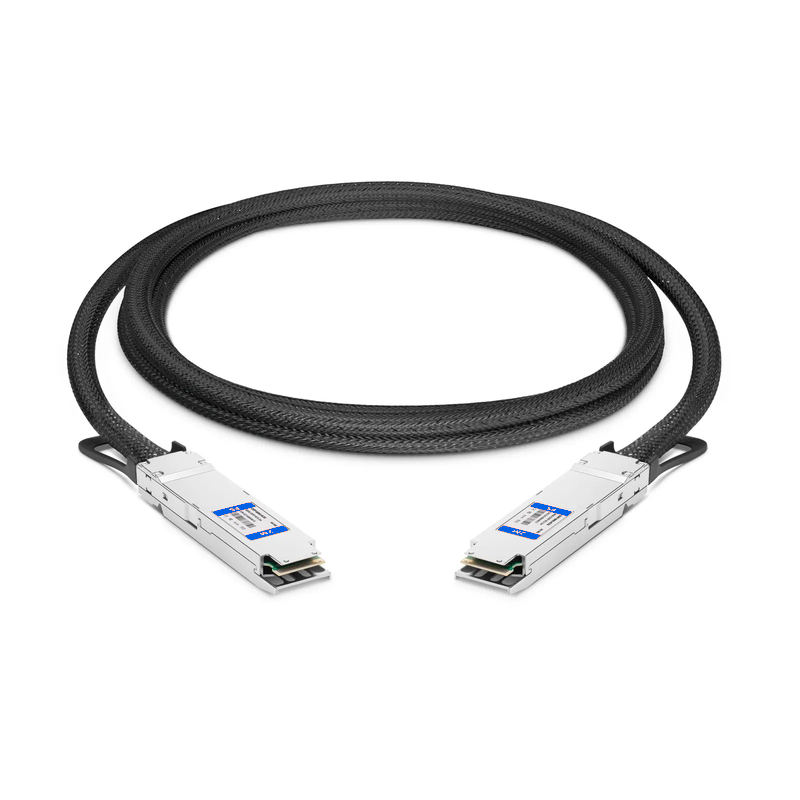 SFPS 2m (7ft) NVIDIA/Mellanox MCA4J80-N002 Compatible 800G Twin-port OSFP 8 x 100G PAM4 Finned Top Ethernet Active Direct Attach Copper Twinax Cable SFPS