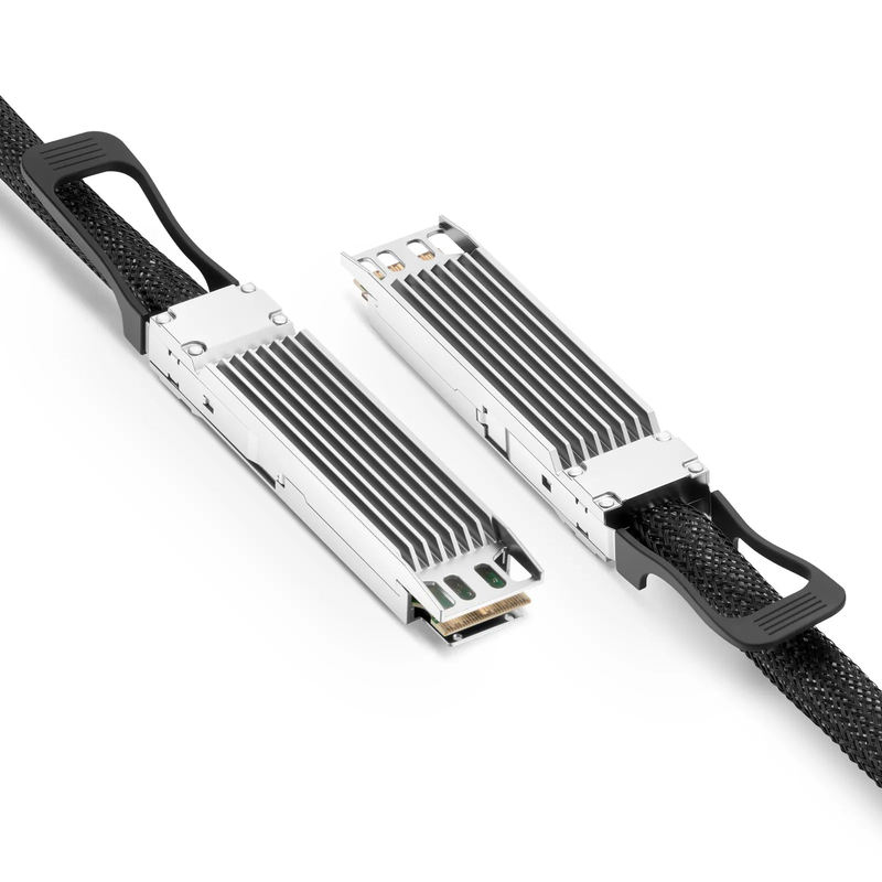 SFPS 1m (3ft) 800G Twin-port OSFP 8 x 100G PAM4 Finned Top Active Direct Attach Copper Twinax Cable forFOSwitches SFPS