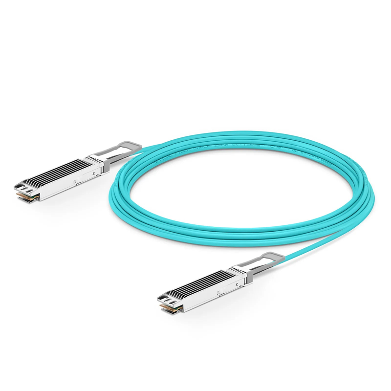 SFPS 50m (164ft) NVIDIA/Mellanox Compatible 800G OSFP 8 x 100G PAM4 Finned Top Ethernet Active Optical Cable SFPS