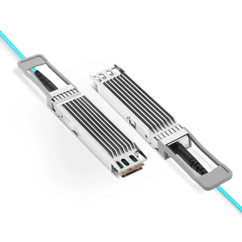 SFPS 50m (164ft) NVIDIA/Mellanox Compatible 800G OSFP 8 x 100G PAM4 Finned Top Ethernet Active Optical Cable SFPS