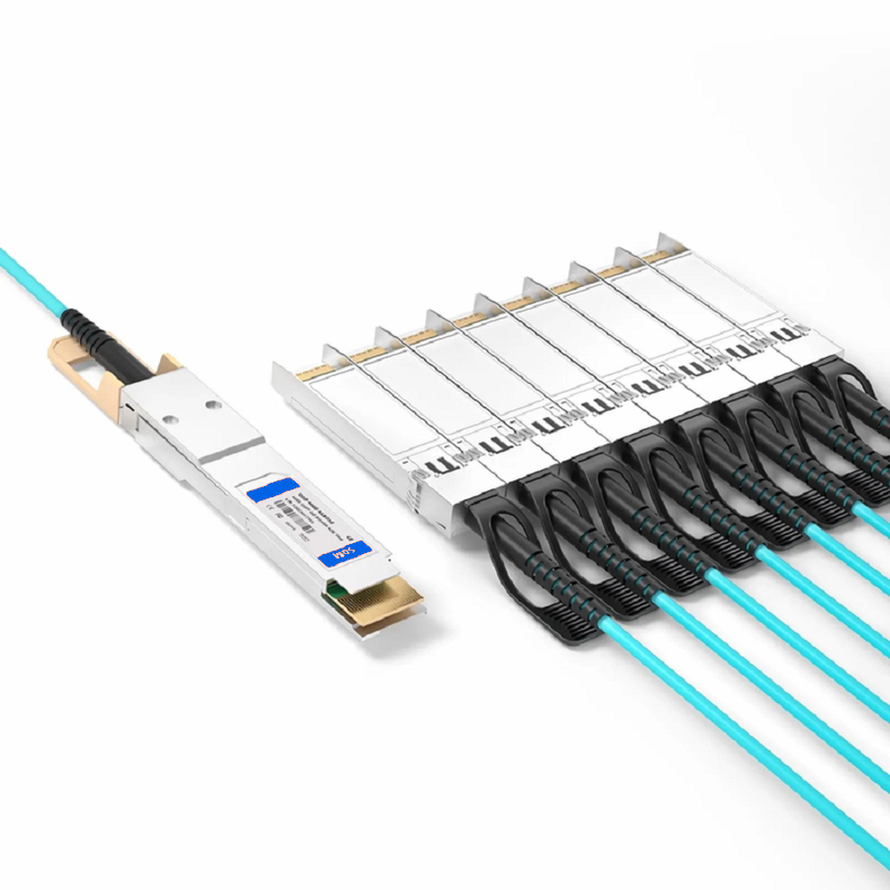 SFPS 5m (16ft) Arista Networks Compatible 200G QSFP-DD 8 x 25G NRZ to 8 x 25G SFP28 25G NRZ Active Optical Breakout Cable SFPS
