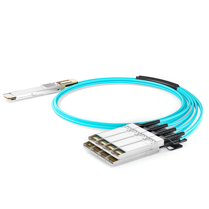 SFPS 20m (66ft) Arista Networks Compatible 200G QSFP-DD 8 x 25G NRZ to 8 x 25G SFP28 25G NRZ Active Optical Breakout Cable SFPS