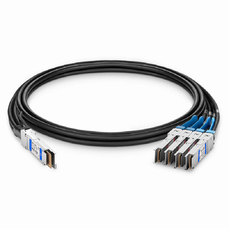 SFPS 3m (10ft) Cisco Compatible 400G QSFP-DD 8 x 50G PAM4 to 4 x 100G QSFP56 2 x 50G PAM4 Active Direct Attach Copper Breakout Cable SFPS
