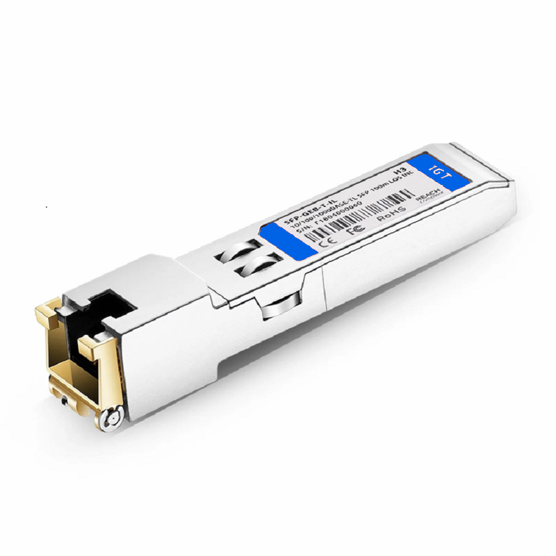 SFPS Cisco Compatible 10/100/1000BASE-T SFP SGMII Copper 100m RJ-45 Industrial Transceiver Module (LOS) SFPS
