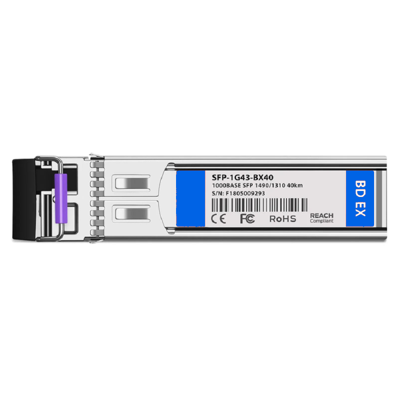 SFPS Cisco GLC-BX40-DA Compatible 1000BASE-BX-D SFP BiDi 1490nm-TX/1310nm-RX 40km DOM Simplex LC/UPC SMF Optical Transceiver Module SFPS