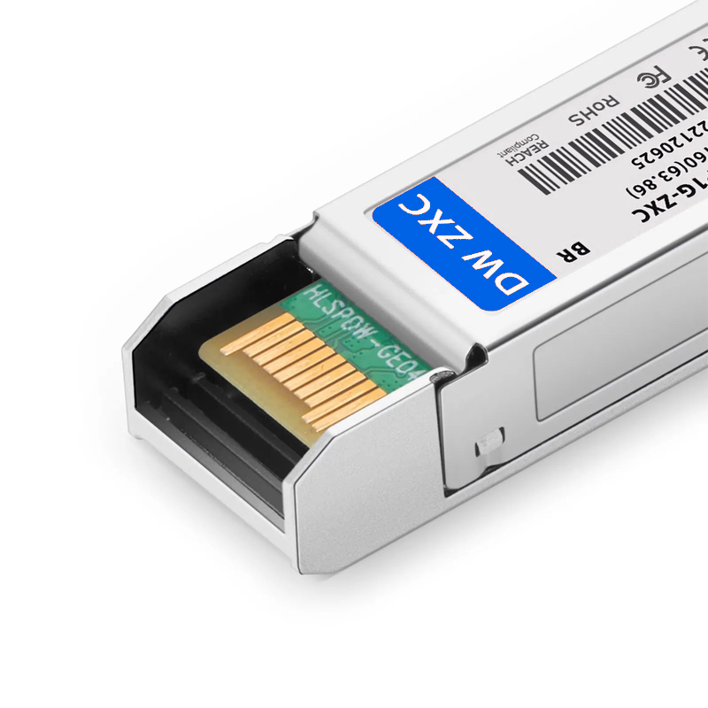 SFPS Brocade C17 1G-SFP-ZRD-1563.86-160 Compatible SFP 1000BASE-DWDM 1563.86nm 100GHz 160km DOM Duplex LC/UPC SMF Optical Transceiver Module for Transmission SFPS