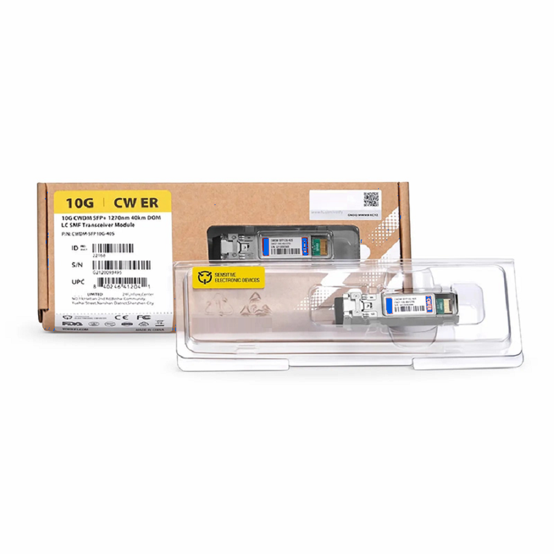 SFPS Cisco CWDM-SFP10G-1470 Compatible SFP+ 10G CWDM 1470nm 40km DOM Duplex LC/UPC SMF Optical Transceiver Module for Transmission SFPS