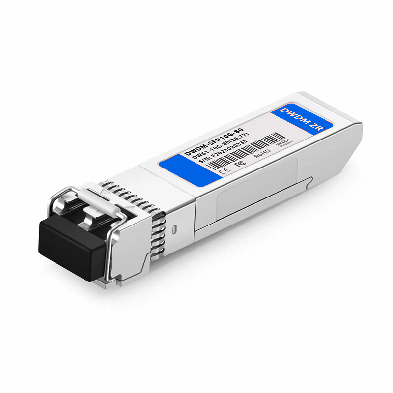 SFPS Cisco C61 DWDM-SFP10G-28.77 Compatible SFP+ 10G DWDM 1528.77nm 100GHz 80km DOM Duplex LC/UPC SMF Optical Transceiver Module for Transmission SFPS