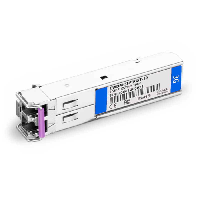 SFPS 3Gb/s MSA CWDM SFP 40km DOM Duplex LC SMF Single Receiver Video Pathological Patterns Optical Transceiver Module for SD/HD/3G-SDI SFPS