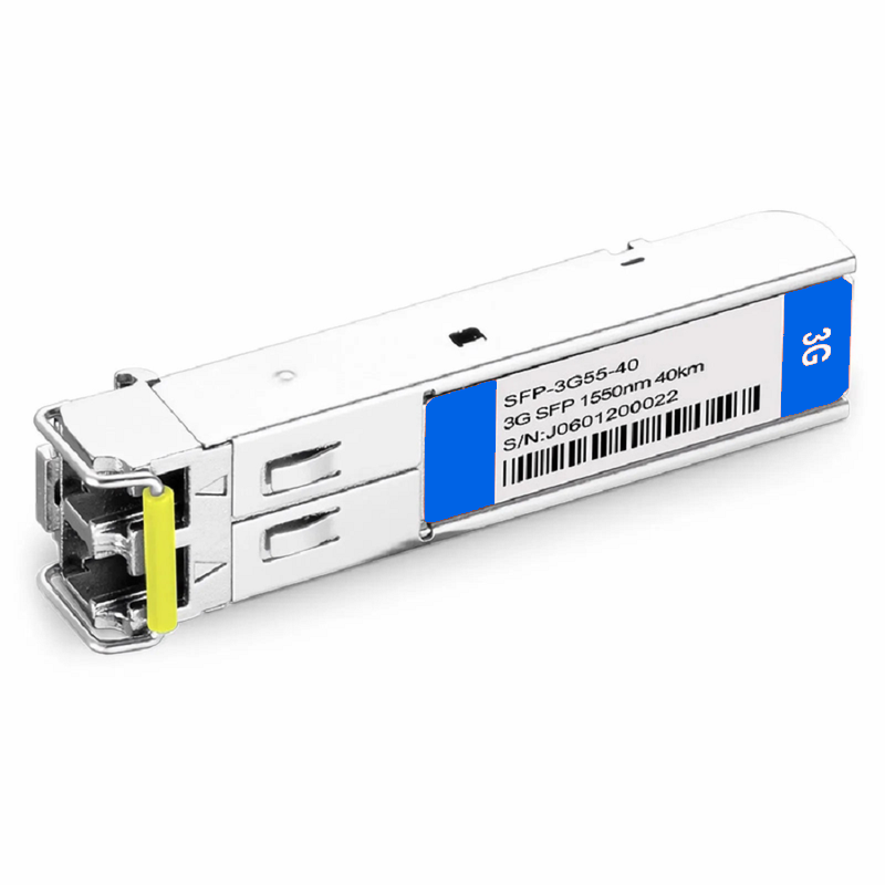 SFPS 3Gb/s MSA 1310nm 40km DOM Duplex LC SMF Single Transmitter DOM LC SMF Video Pathological Patterns Optical Transceiver Module for SD/HD/3G-SDI SFPS