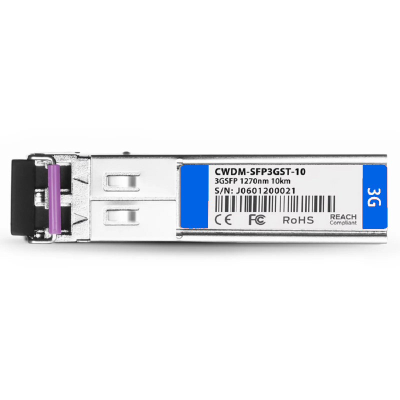 SFPS 3Gb/s MSA BiDi SFP 1490nm-TX/1550nm-RX 10km DOM Simplex LC SMF Video Pathological Patterns Optical Transceiver Module for SD/HD/3G-SDI SFPS