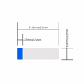 SFPS Design Label for SFP 100BASE-FX/3G Digital Video Transceiver, 1 Roll SFPS