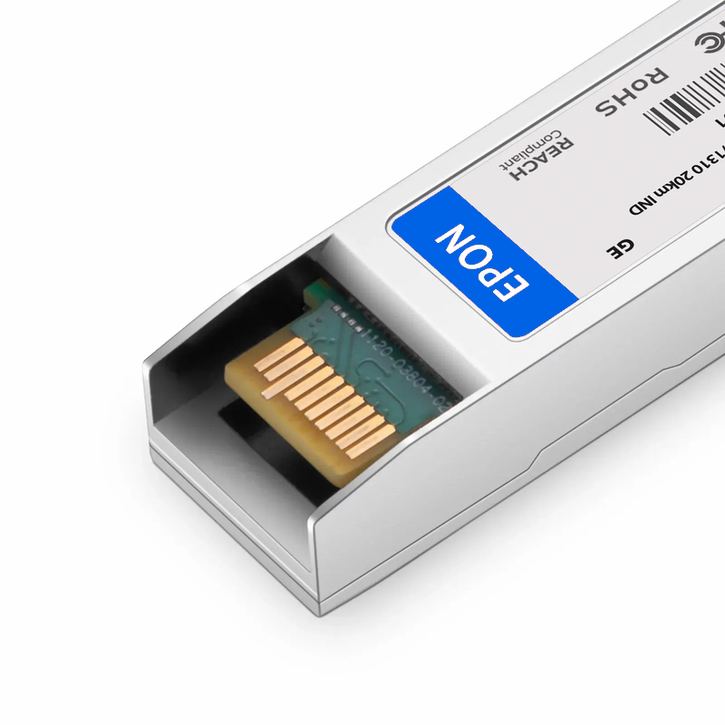 SFPS Generic Compatible 10G EPON OLT SFP+ 1577nm-TX/1270nm-RX and 1490nm-TX/1310nm-RX Class PR30 20km DOM Simplex SC/UPC SMF Optical Transceiver Module (Industrial) SFPS
