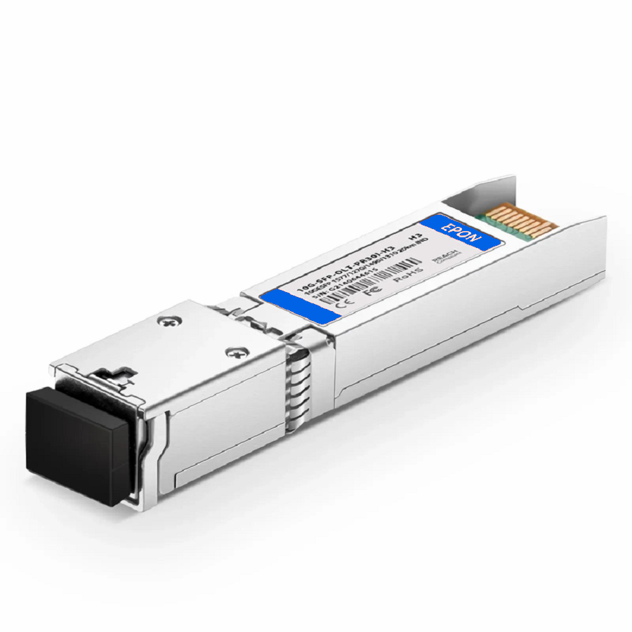 SFPS H3C Compatible 10G EPON OLT SFP+ 1577nm-TX/1270nm-RX and 1490nm-TX/1310nm-RX Class PR30 20km DOM Simplex SC/UPC SMF Optical Transceiver Module (Industrial) SFPS