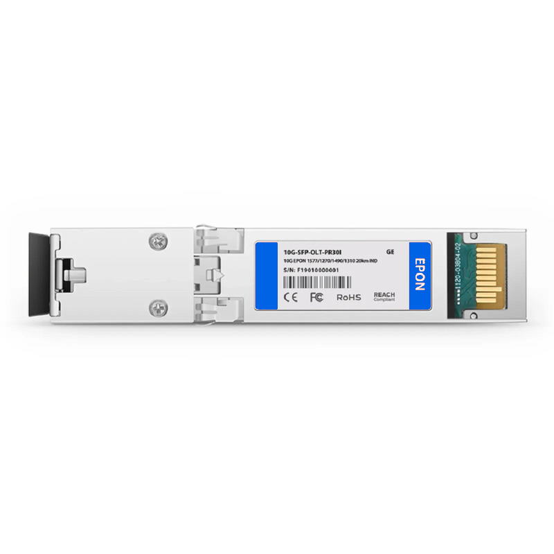 SFPS HW Compatible XGS-PON&GPON Combo OLT SFP+ 1577nm-TX/1270nm-RX and 1490nm-TX/1310nm-RX Class C+ 20km DOM Simplex SC/UPC SMF Optical Transceiver Module (Industrial) SFPS