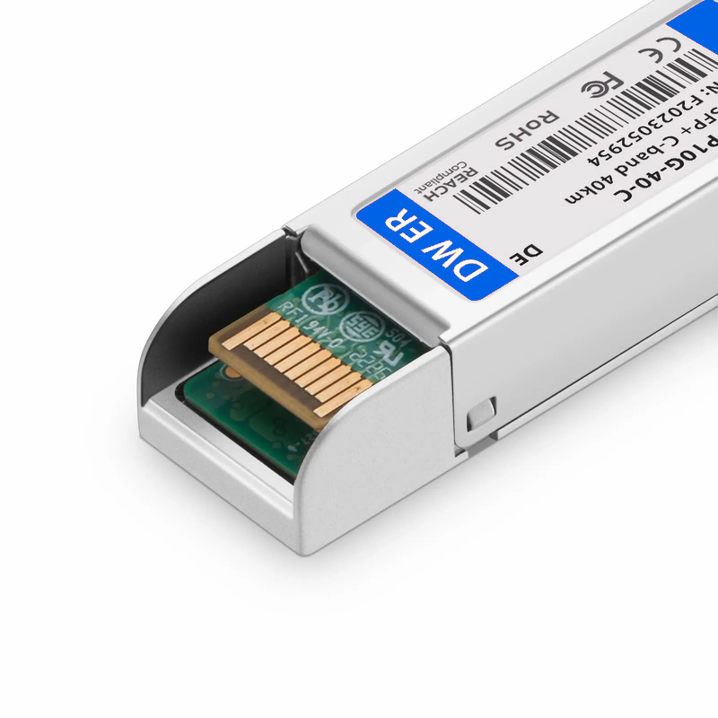 SFPS Dell Compatible SFP+ 10G DWDM C-band Tunable 96Chs 50GHz 40km DOM Duplex LC/UPC SMF Optical Transceiver Module for Transmission SFPS