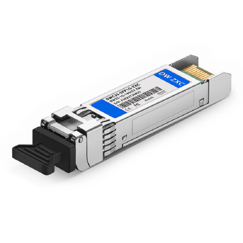 SFPS Cisco Compatible SFP+ 10G DWDM C-band Tunable 96Chs 50GHz 40km DOM Duplex LC/UPC SMF Optical Transceiver Module for Transmission SFPS