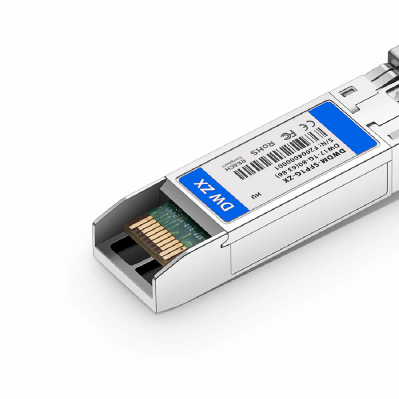 SFPS Cisco C30 DWDM-SFP-5333-80 Compatible SFP 1000BASE-DWDM 1553.33nm 100GHz 80km DOM Duplex LC/UPC SMF Optical Transceiver Module for Transmission SFPS