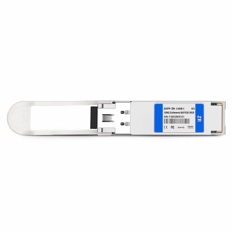 SFPS Cisco Compatible QSFP28 DCO 100G DWDM C-band Tunable Coherent 80km DOM Duplex LC/UPC SMF Optical Transceiver Module for Transmission SFPS