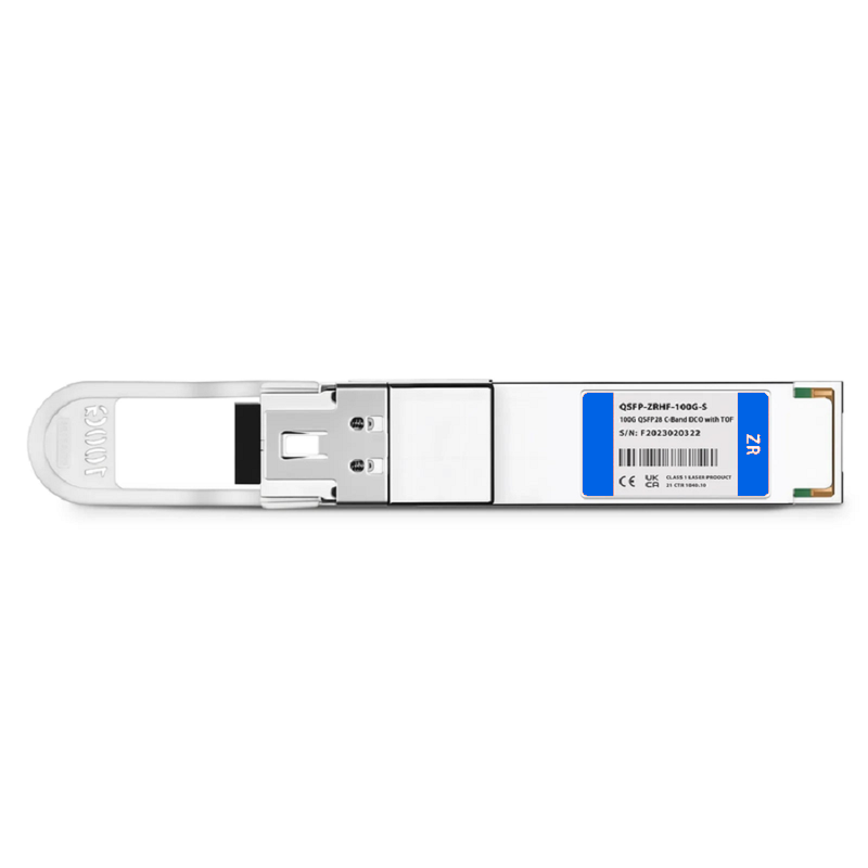 SFPS Cisco Compatible QSFP28 High-Power with TOF DCO 100G DWDM C-band Tunable Coherent 120km DOM Duplex LC/UPC SMF Optical Transceiver Module for Transmission SFPS