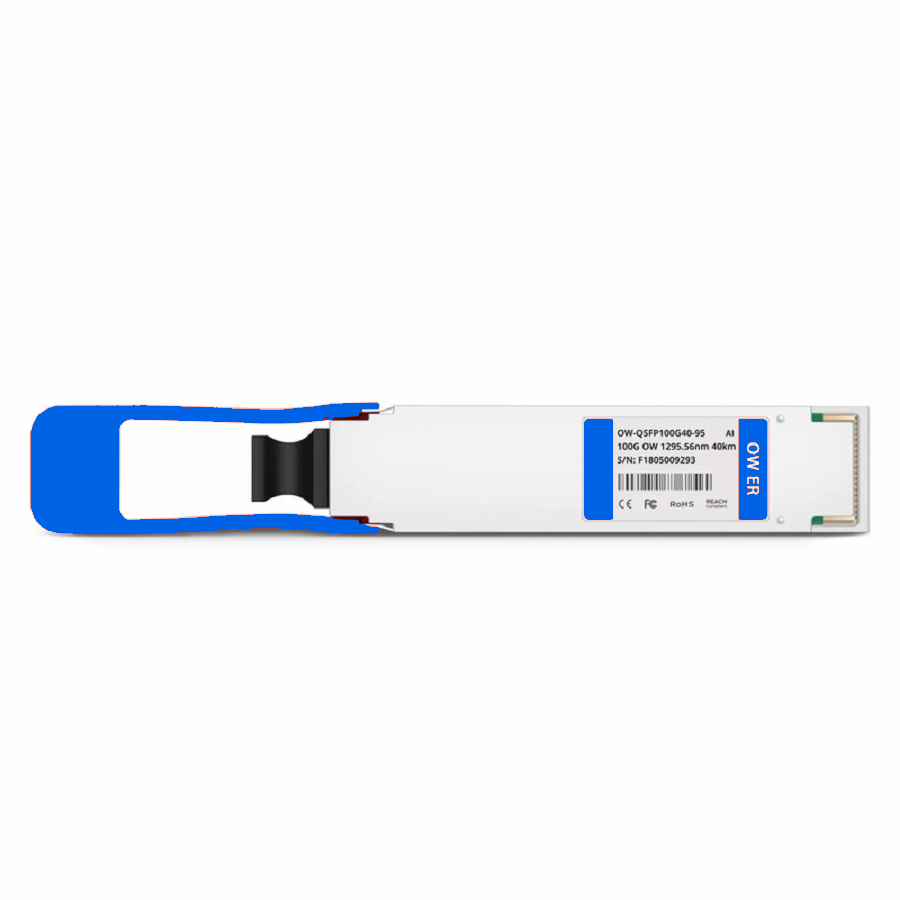 SFPS Arista Compatible QSFP28 100G OWDM 1295.56nm 40km DOM Duplex LC/UPC SMF Optical Transceiver Module for Transmission SFPS