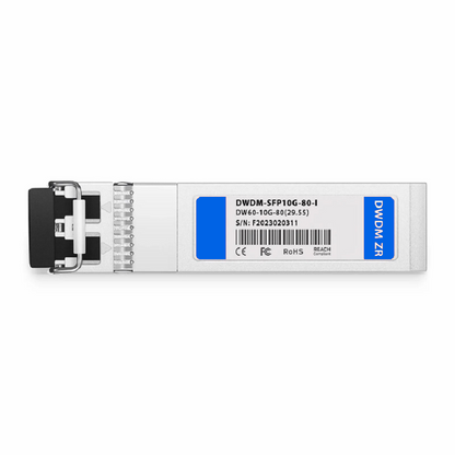 SFPS Juniper Networks C21 SFPP-10G-DW21 Compatible SFP+ 10G DWDM 1560.61nm 100GHz 80km DOM Duplex LC/UPC SMF Optical Transceiver Module for Transmission SFPS