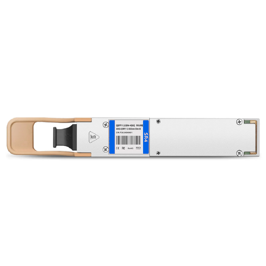 SFPS NVIDIA/Mellanox MMA1Z00-NS400 Compatible 400GBASE-SR4 QSFP112 4 x 100G PAM4 850nm 50m DOM MPO-12/APC MMF InfiniBand NDR Optical Transceiver Module for ConnectX-7 HCA SFPS