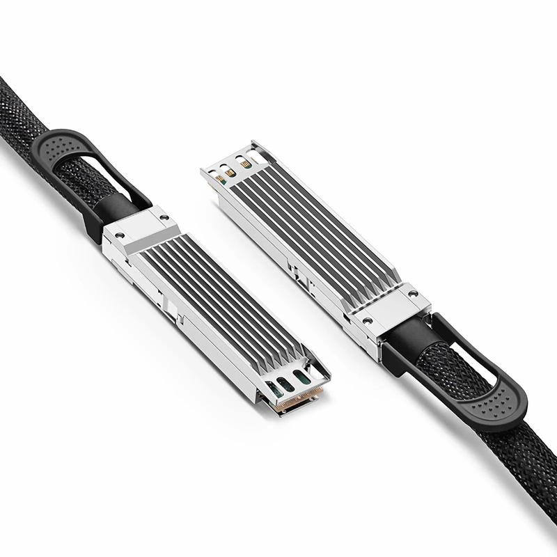 SFPS 1.5m (5ft) NVIDIA/Mellanox MCP4Y10-N01A Compatible 800G OSFP 8 x 100G PAM4 Finned Top InfiniBand NDR Passive Direct Attach Copper Twinax Cable for Quantum-2 Switches SFPS