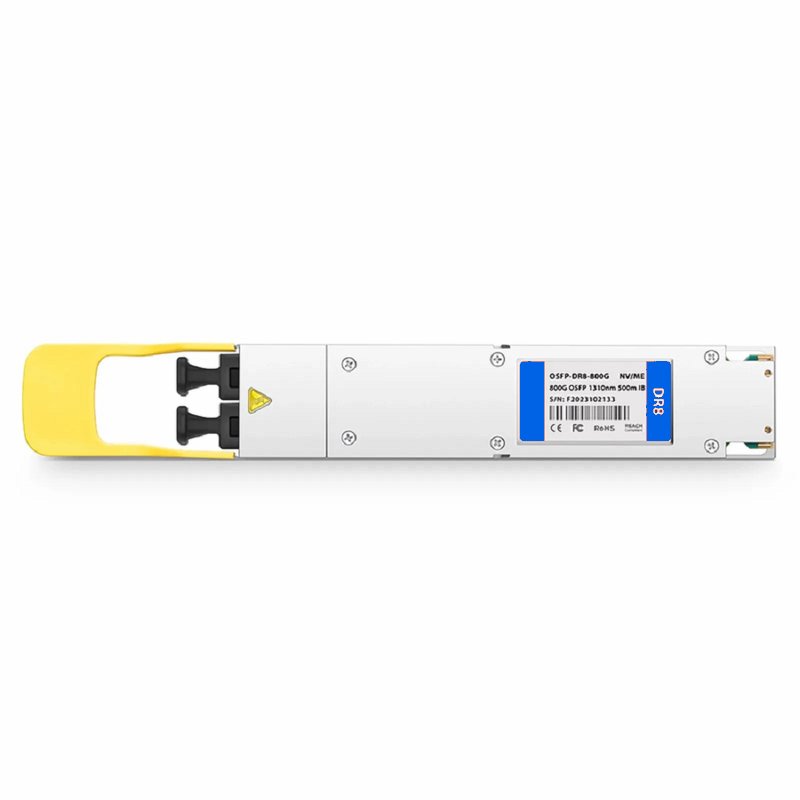 SFPS NVIDIA/Mellanox MMS4X00-NM Compatible 800GBASE 2xDR4/DR8 OSFP Closed Finned Top 8 x 100G PAM4 1310nm 500m DOM Dual MPO-12/APC SMF InfiniBand NDR Optical Transceiver Module for Quantum-2 Switches SFPS