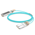 SFPS 15m (49ft) NVIDIA/Mellanox MFA7U10-H015 Compatible 400G OSFP 8 x 50G PAM4 Finned Top to 2 x 200G QSFP56 4 x 50G PAM4 InfiniBand HDR Active Optical Breakout Cable for Quantum-2 Switches and ConnectX-6 HCA SFPS