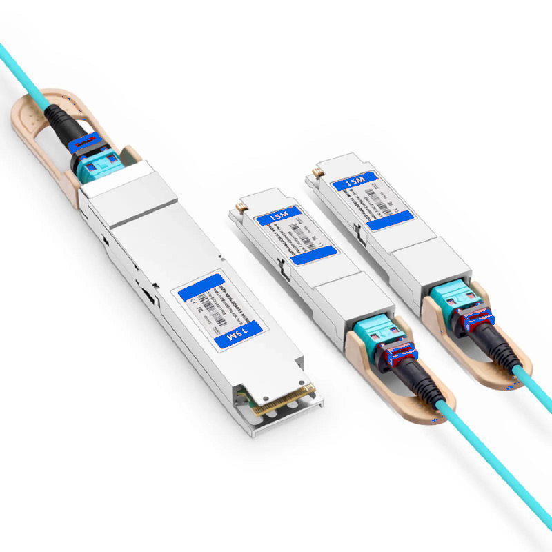 SFPS 10m (33ft) NVIDIA/Mellanox MFA7U10-H010 Compatible 400G OSFP 8 x 50G PAM4 Finned Top to 2 x 200G QSFP56 4 x 50G PAM4 InfiniBand HDR Active Optical Breakout Cable for Quantum-2 Switches and ConnectX-6 HCA SFPS