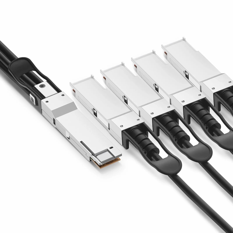 SFPS 2m (7ft) Arista Networks Compatible 400G QSFP-DD 8 x 50G PAM4 to 4 x 100G QSFP56 2 x 50G PAM4 Passive Direct Attach Copper Breakout Cable SFPS