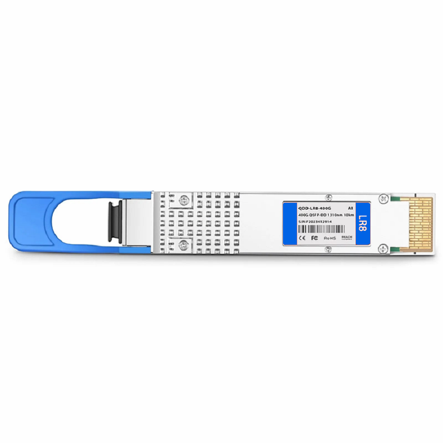 SFPS Arista QDD-400G-LR8 Compatible 400GBASE-LR8 QSFP-DD 8 x 50G PAM4 1310nm 10km DOM Duplex LC/UPC SMF Optical Transceiver Module SFPS