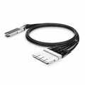 SFPS 0.5m (2ft) Arista Compatible 400G OSFP 8 x 50G PAM4 Finned Top to 4 x 100G QSFP56 2 x 50G PAM4 Passive Direct Attach Copper Breakout Cable SFPS
