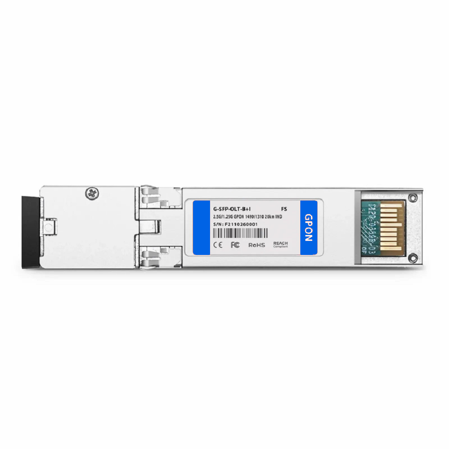SFPS GPON OLT SFP 1490nm-TX/1310nm-RX 2.488G-TX/1.244G-RX Class B+ 20km DOM Simplex SC/UPC SMF Optical Transceiver Module (Industrial) SFPS